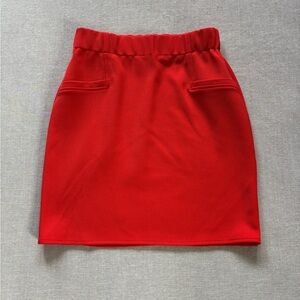 Annabella cherry red mini skirt.